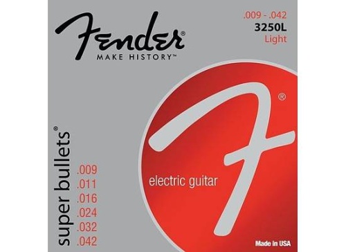 FENDER STRINGS NEW SUPER BULLET 3250L NPS BULLET END 9-42